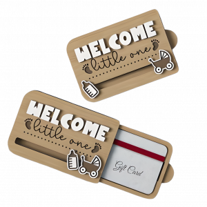 New Born Baby 3D Gift Card Holder