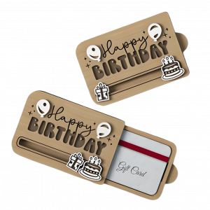 3D Gift Card Holder for Birthdays