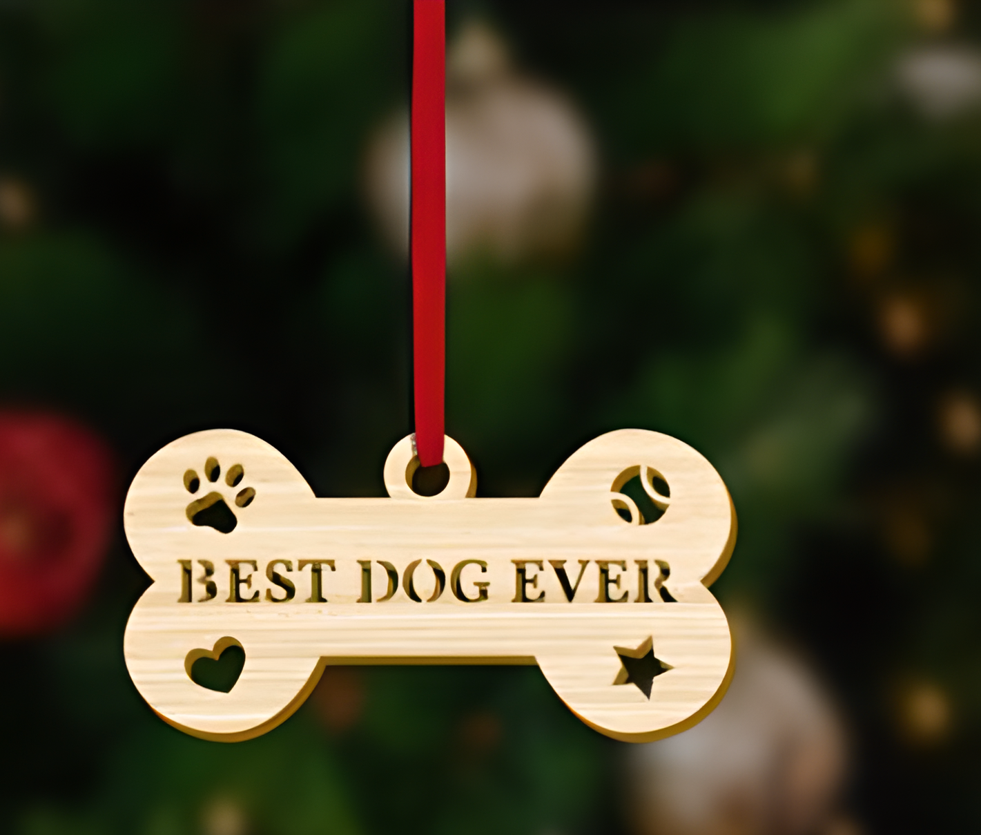 Best Dog Ever Name Plate or Xmas Decor - Image 2