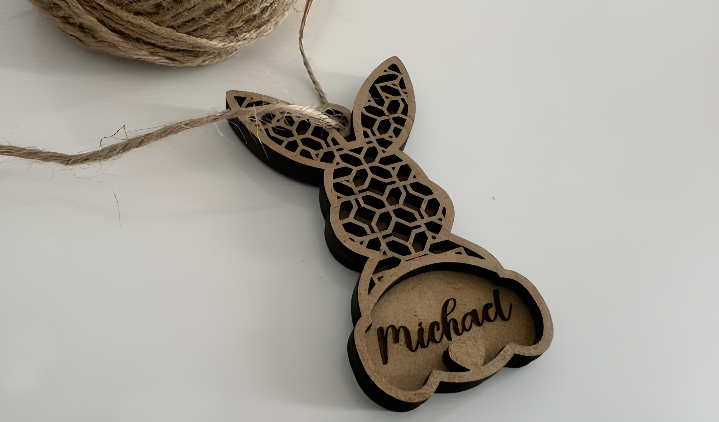 Easter Bunny Name Tag