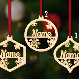 Personalized Name Christmas Decor Bundle (3 Names)