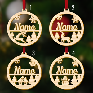 Personalized Name Christmas Tree Bundle