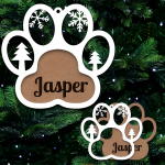 Dog Ornament Personalized