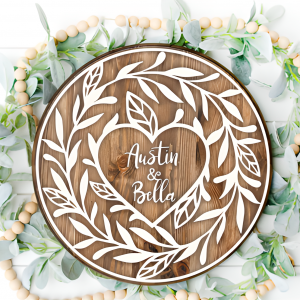 Personalized Wedding Sign (Wood)