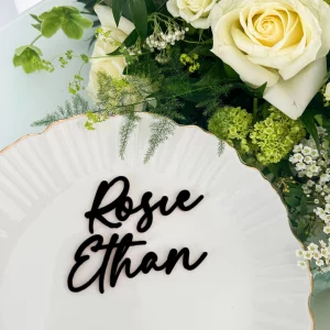 Terracotta Luxury Wedding Place Names