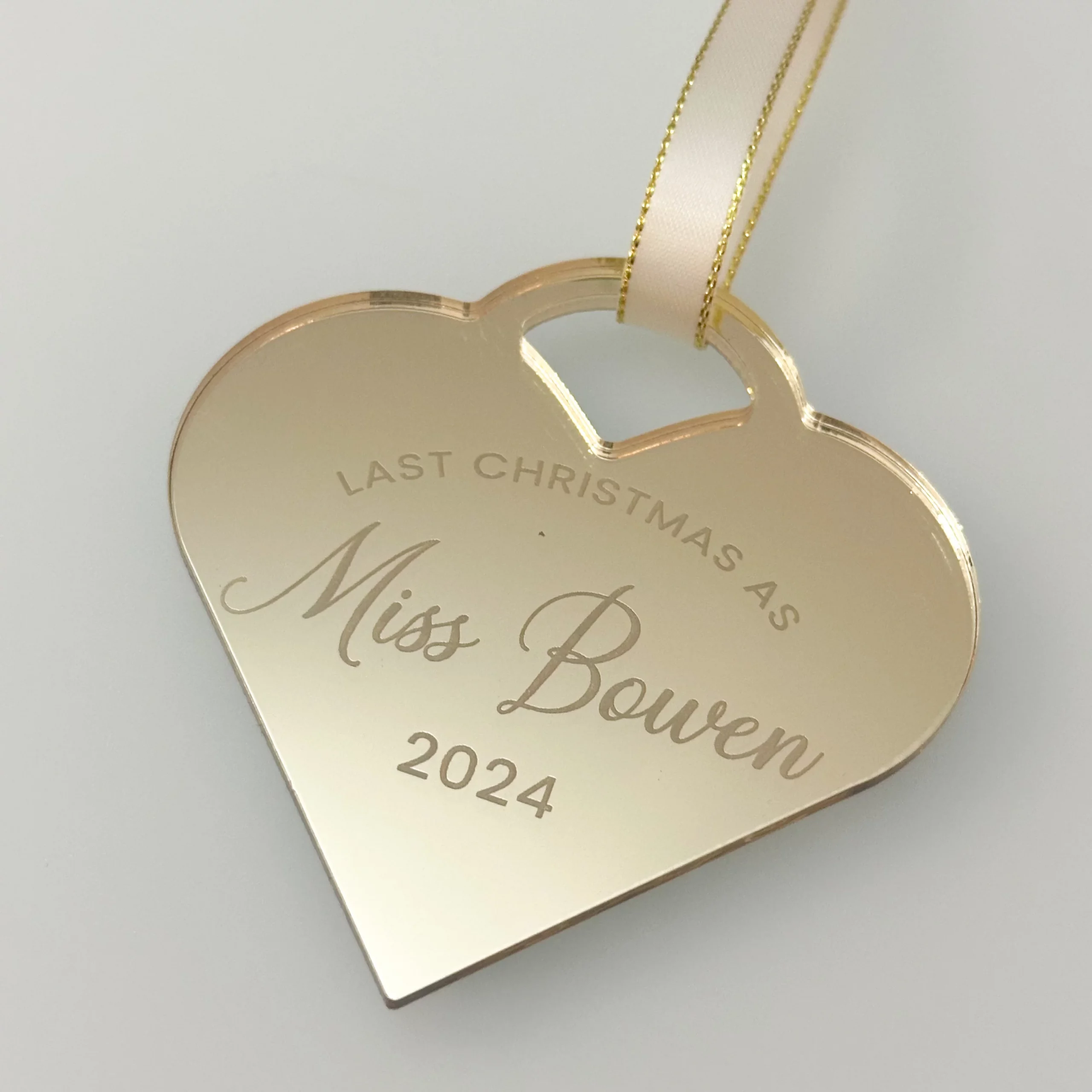 Wedding Countdown Christmas Ornament - Image 2