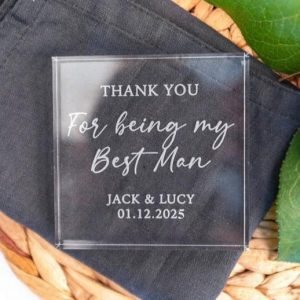 Personalized Best Man Thank You Gift