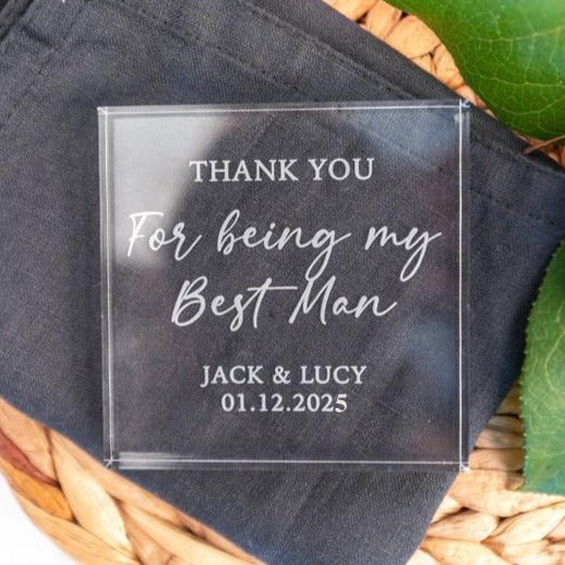 Personalized Best Man Thank You Gift