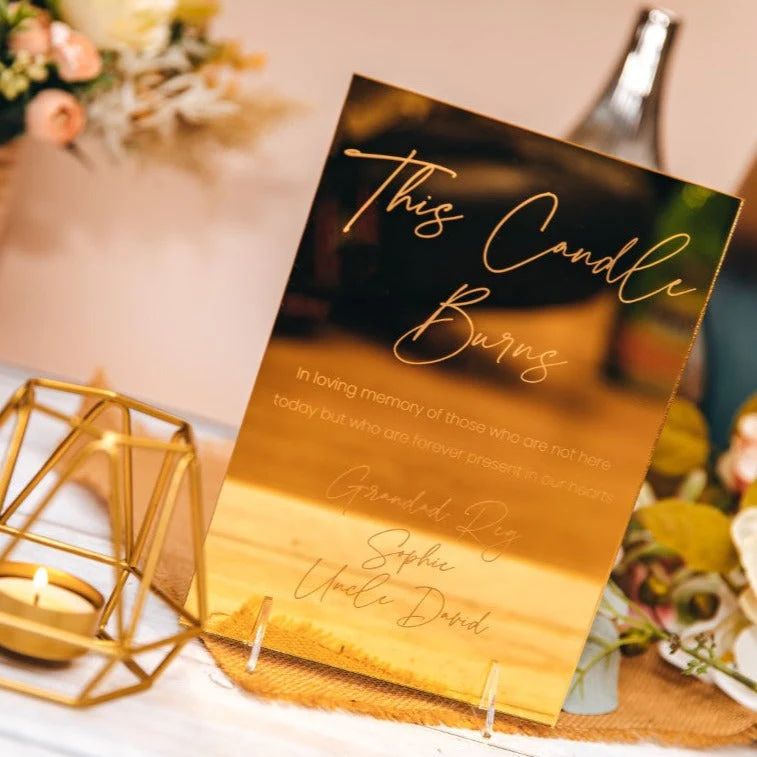 Personalized Remembrance Wedding Sign - Image 2