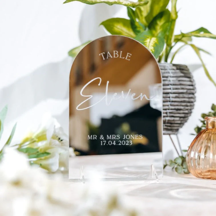 Luxury Dome personalized Table Numbers - Image 4