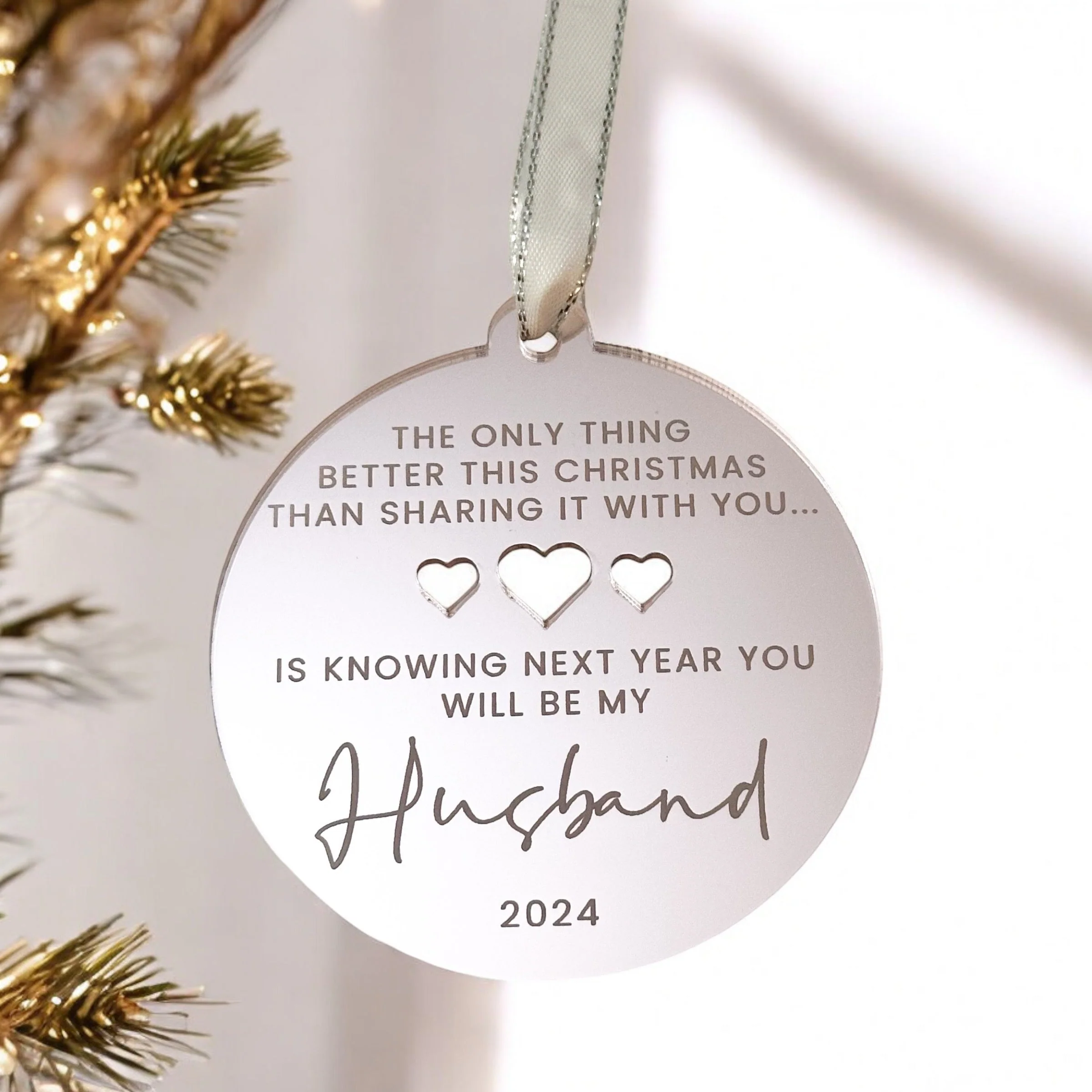 Husband To Be Christmas Tree Decoration - Image 3