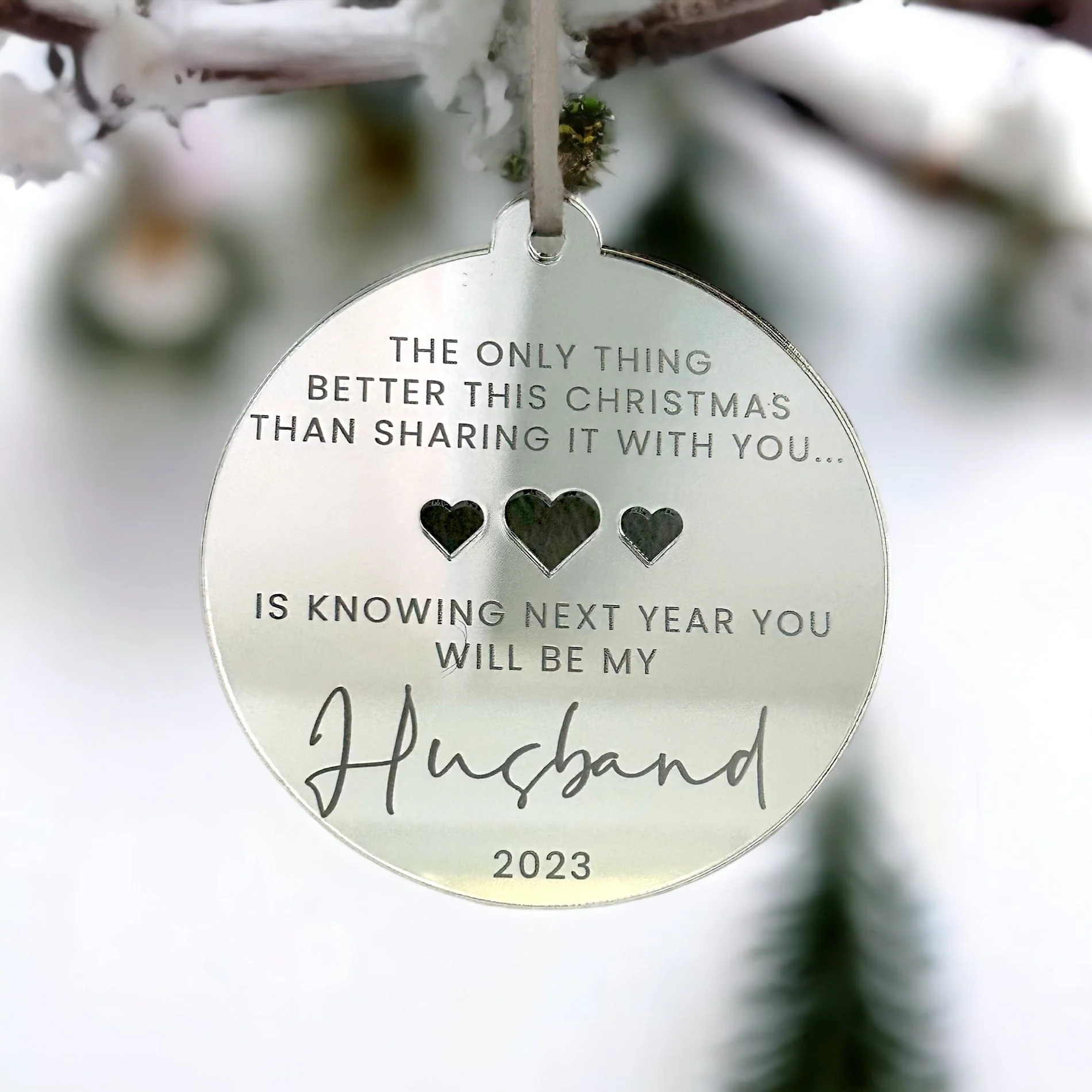 Husband To Be Christmas Tree Decoration - Image 5