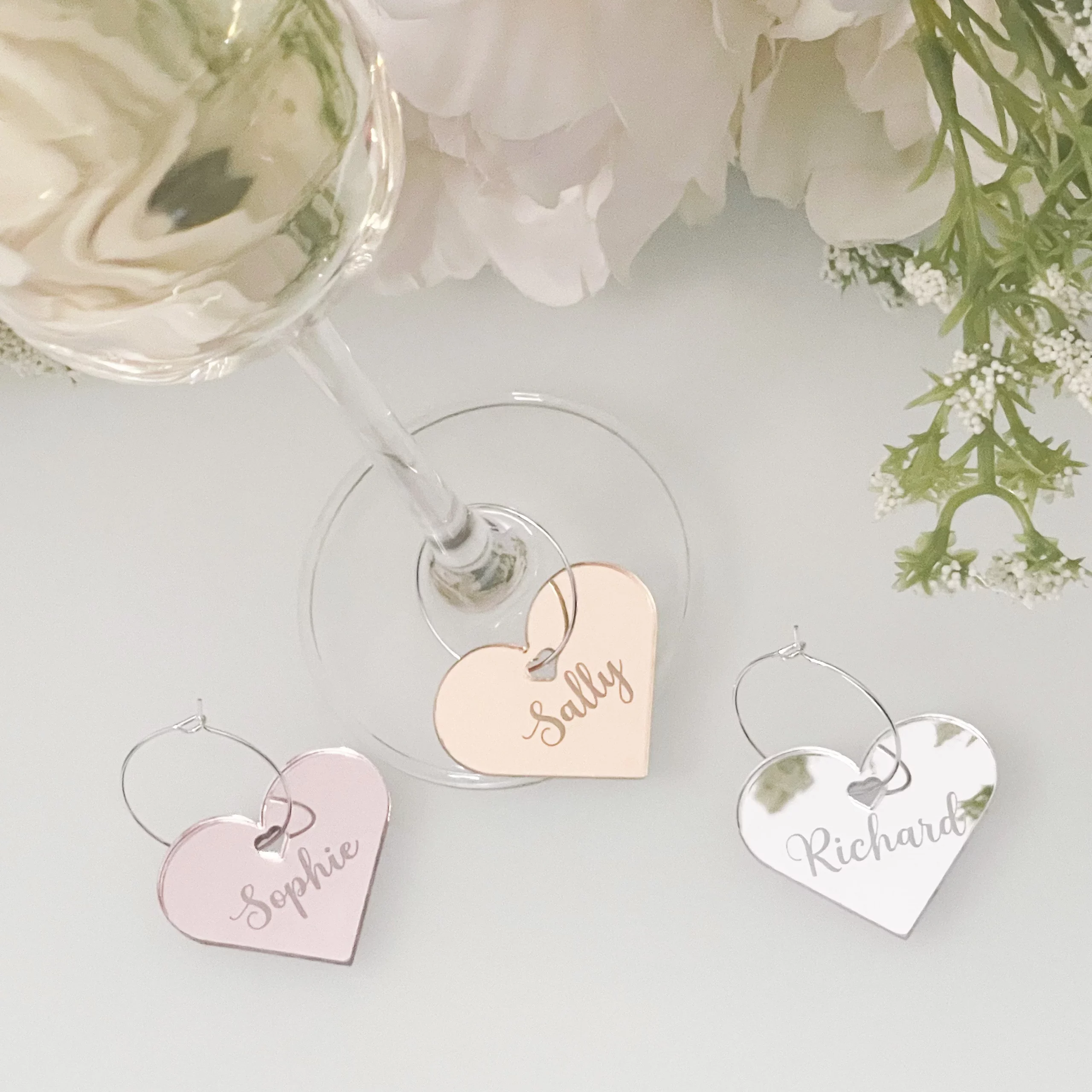 Heart Personalized Drinks Charm Place Names - Image 2