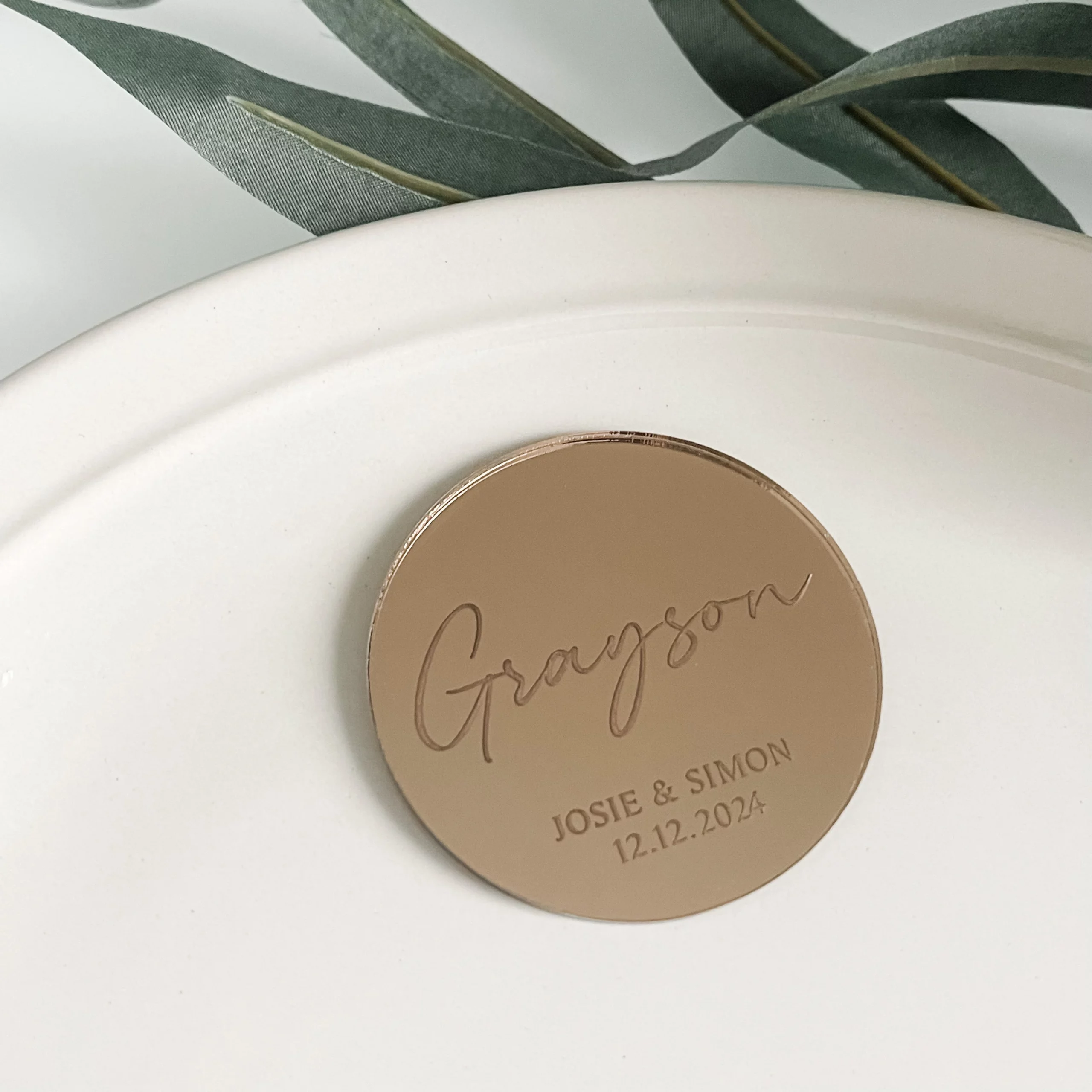 Wedding personalized Place Setting - Image 3