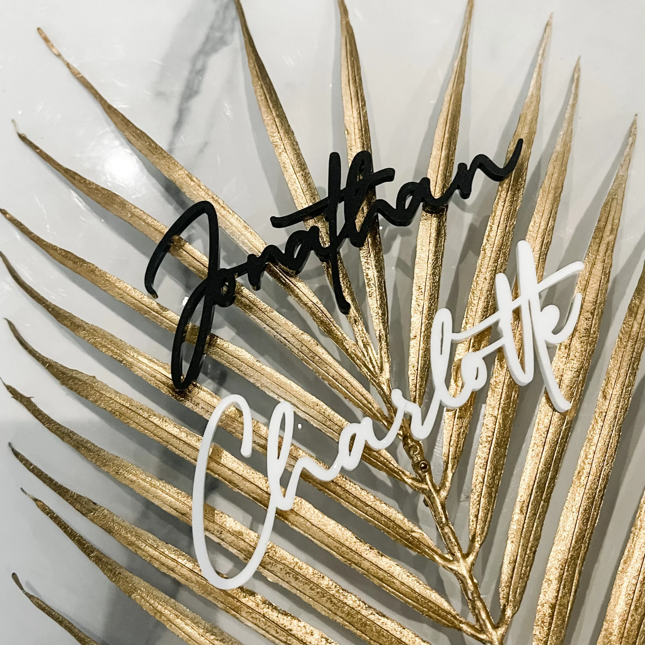 Luxury Cut Out Wedding Name Places - Image 4