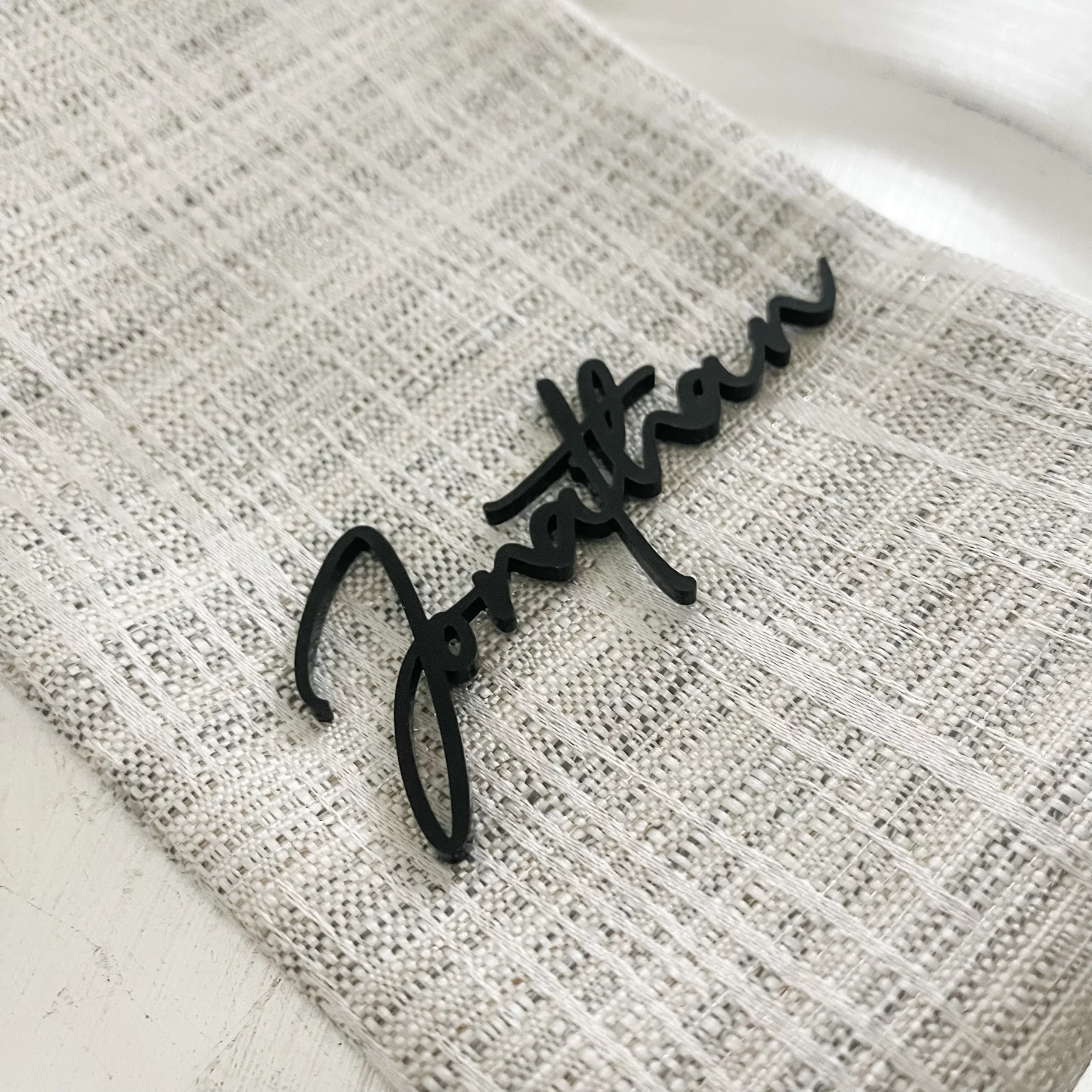 Luxury Cut Out Wedding Name Places - Image 3