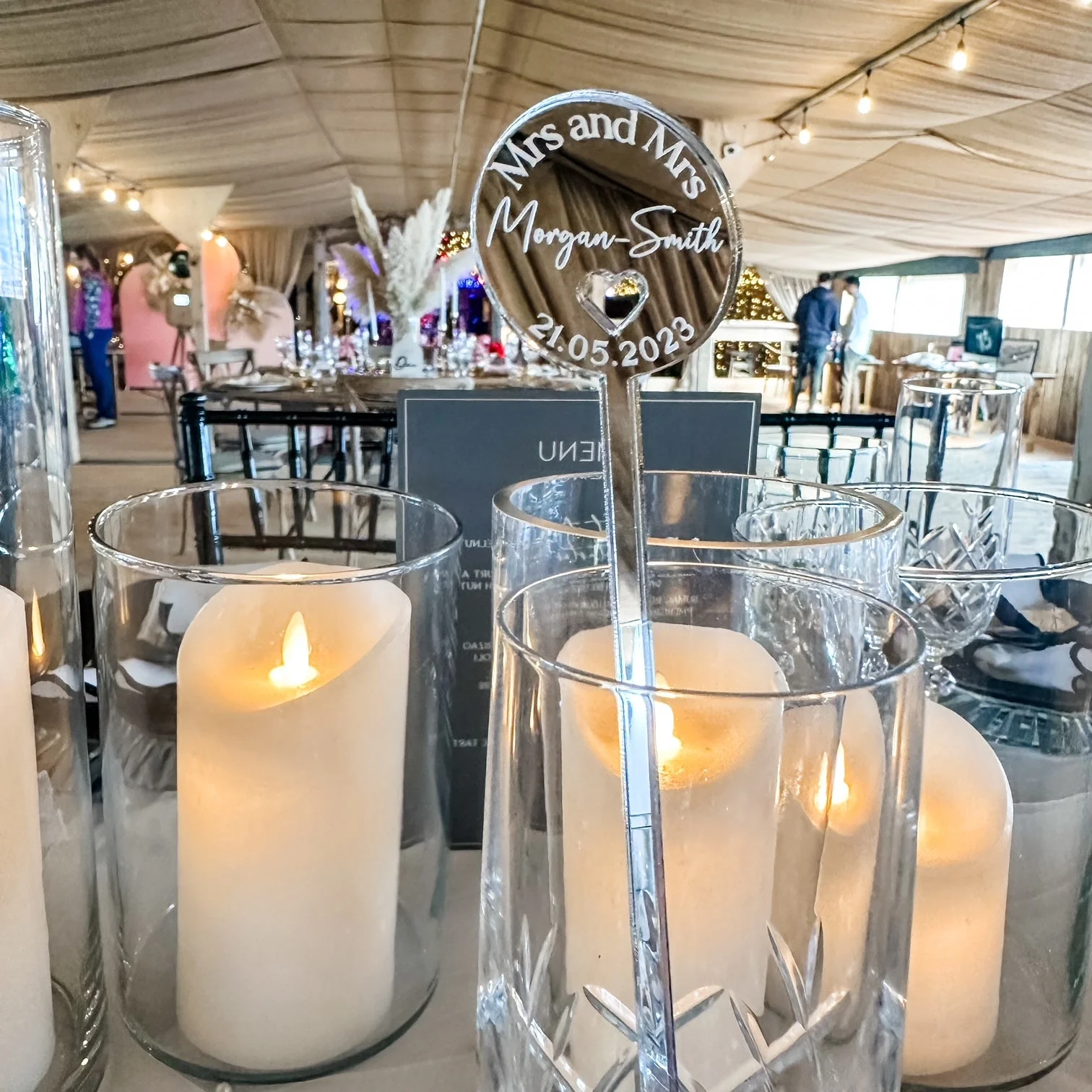 Luxury personalized Wedding Drinks Stirrer - Image 3