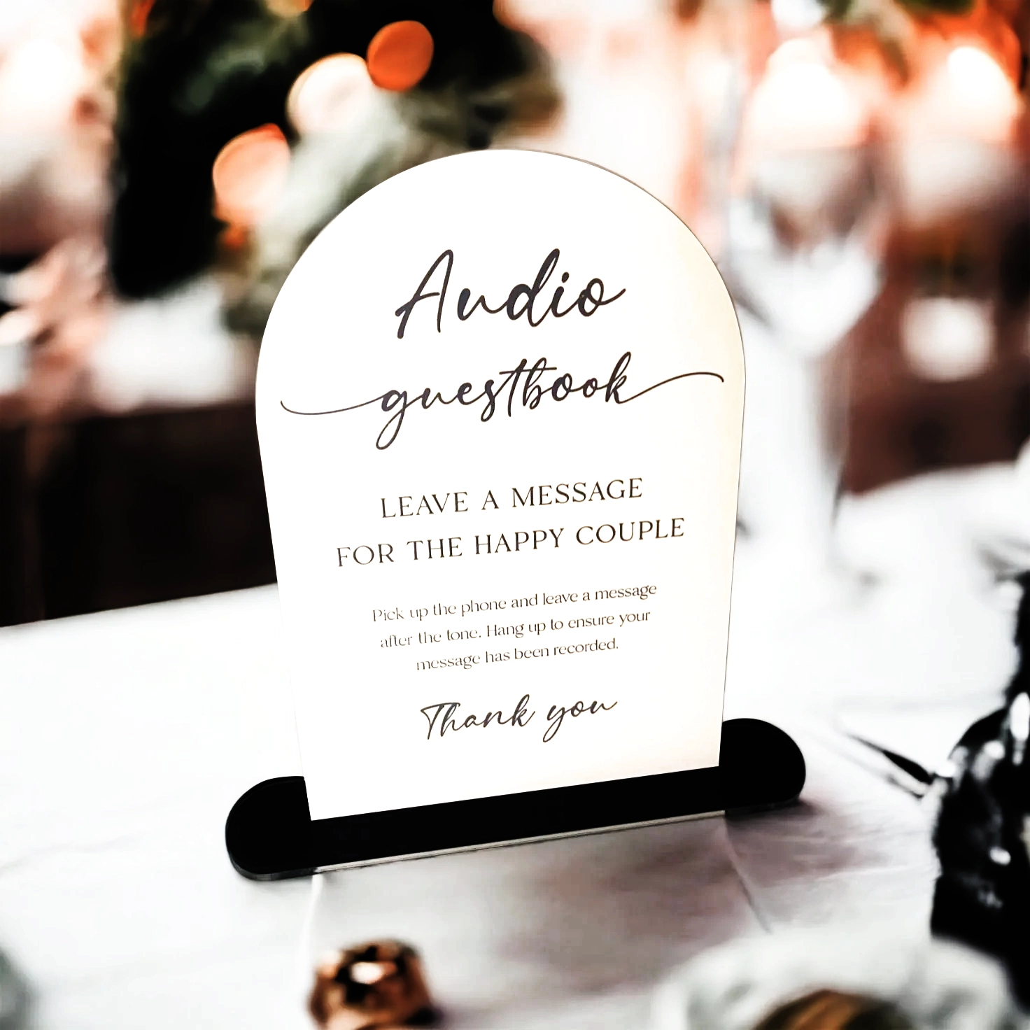 Wedding Audio Memories Guest Book Sign - Image 2