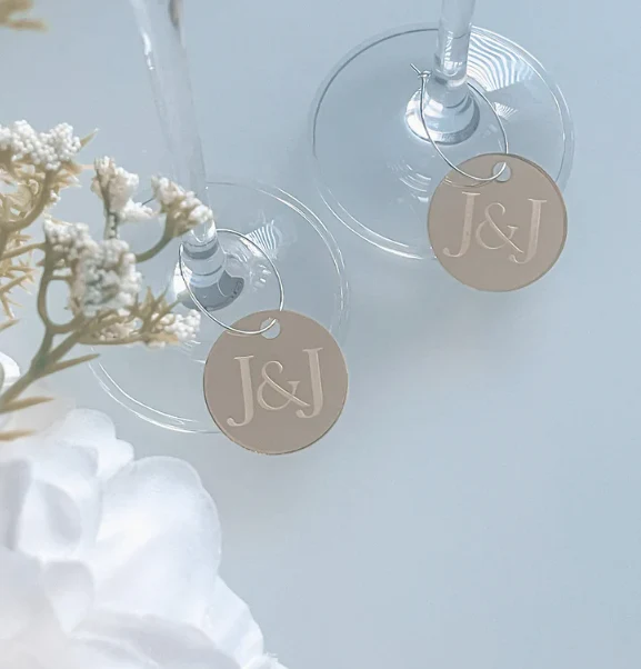 Wedding personalized Drinks Charms - Image 3