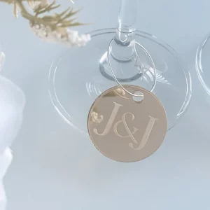 Wedding personalized Drinks Charms