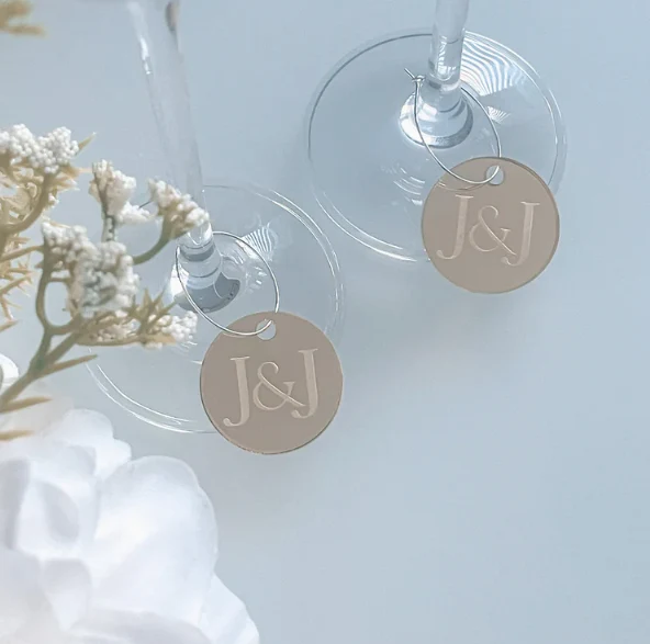 Wedding personalized Drinks Charms - Image 2