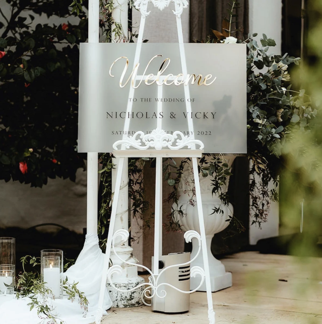 Luxury Wedding Welcome Sign - Image 5