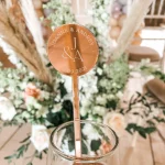Monogram Mirror personalized Cocktail Stirrer
