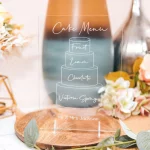 Personalized Wedding Cake Menu