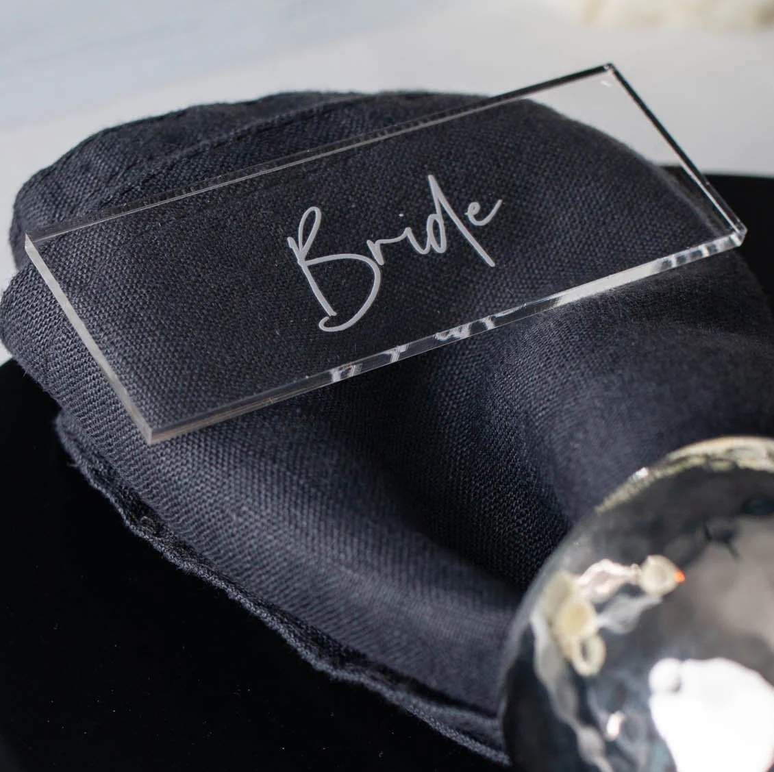 Minimalist Wedding Acrylic Place Card - Image 4