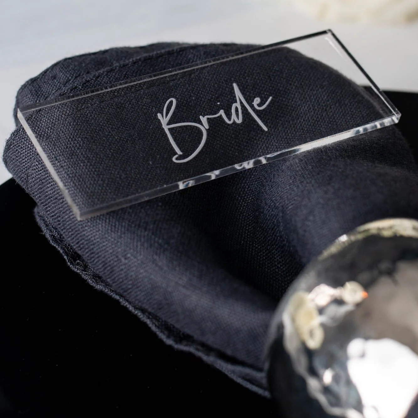 Minimalist Wedding Acrylic Place Card